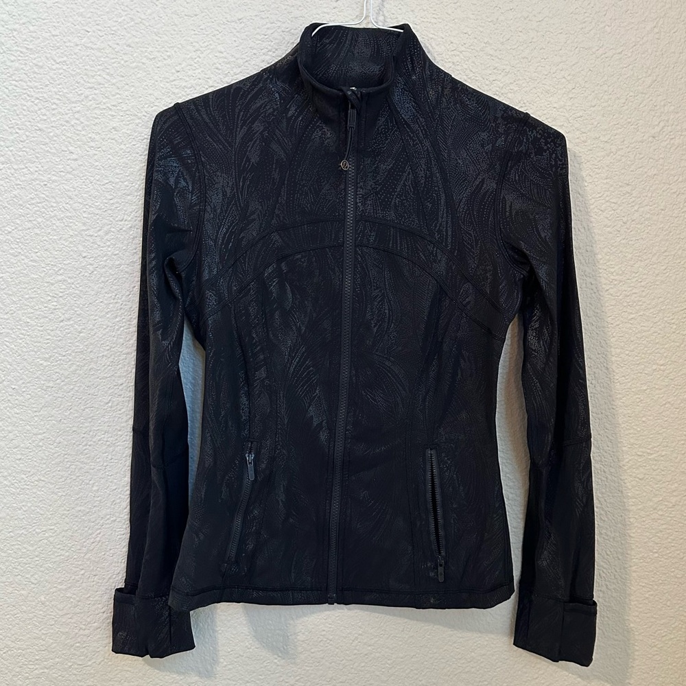 Lululemon Define Jacket Foil/Shine Printed Size 6 - Picture 2 of 11